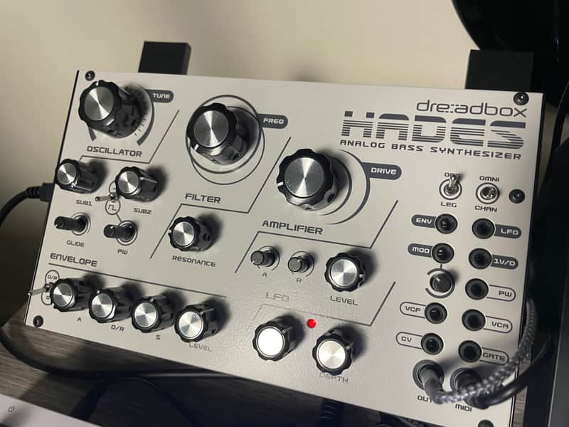 Dreadbox Hades Reissue Desktop Monophonic Synthesizer 2022 - Present - Silver
