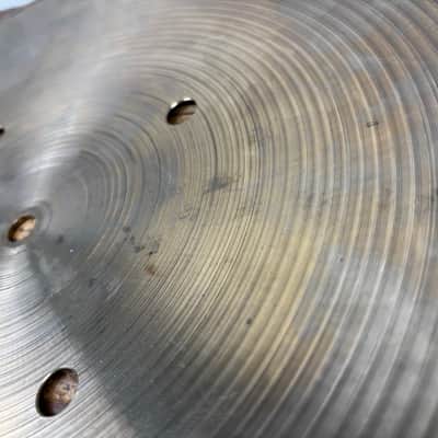 Zildjian Quick Beat Hollow Logo 14” Hi-Hat Set (70’s/80’s) image 10