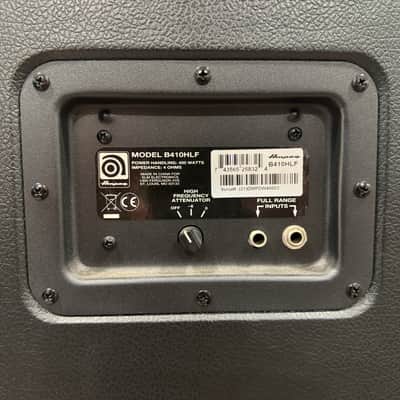 Ampeg B410HLF 400-Watt 4x10" Bass Speaker Cabinet 2000s - Black image 3