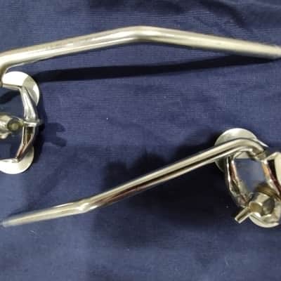 Vintage Ludwig bass drum spurs - gull wing 1960's image 14