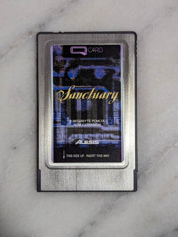 Alesis QS6/7/8/R Sanctuary PCMCIA ROM Memory Card Qcard image 1