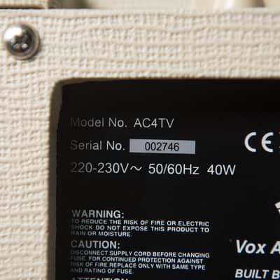 Vox AC4TV Modded and Owned by Noel Gallagher image 4