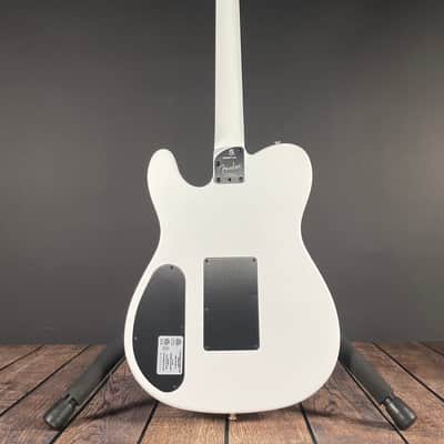 Fender Limited FINNEAS American Acoustasonic Telecaster - Satin Arctic White image 4