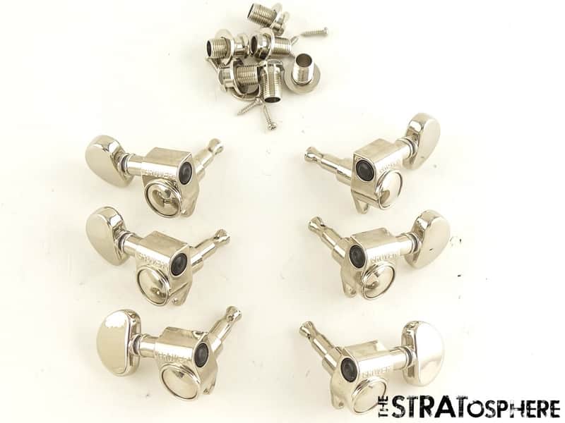 LEFTY Epiphone SG Standard Grover Rotomatic TUNERS, Tuning Pegs Guitar Nickel image 1