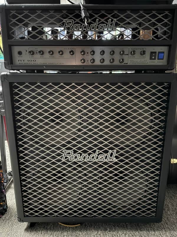Randall RT412CX 2010 - Black/grey metal grille image 1