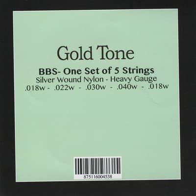 Gold Tone BBS Baritone Banjo Strings .018-.040 Wound Full Set Missing Link ML-1 image 2