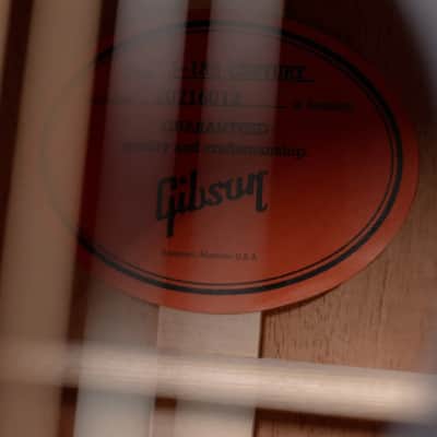 Gibson Century Collection J-185 12-Fret Acoustic Guitar - Ebony with Hardshell Case image 14