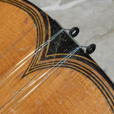 RARITÄT alte Brac Balkan Zupfinstrument BISERNICA Tamburica Tambura antik string J. Stjepusin SISAK image 20