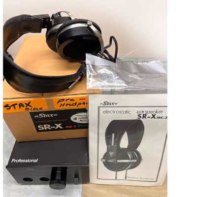 Stax Srx MK3 Headphones With Srm-1/Mk-2 Amplifier image 1