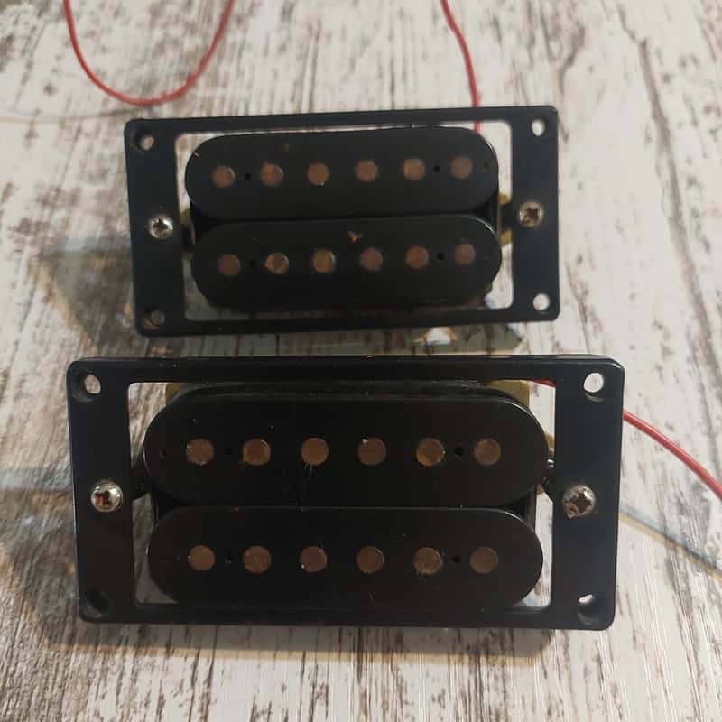 Kramer 400st Striker Vanguard Humbucker Set w/ Mounting Rings image 1