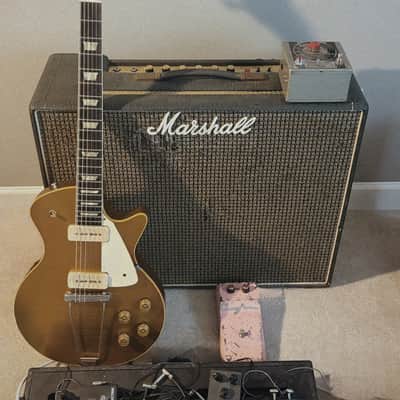 1976 Marshall JMP 2100 Lead & Bass 2-Channel 50-Watt 2x12" Guitar Combo 1973 - 1976 - Black image 1