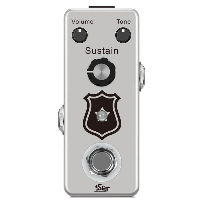 ISET Analog Badge Fuzz Guitar Effect Pedal for Electric Guitar Bass True Bypass image 1