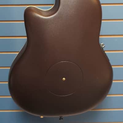 Ovation 1868 Elite Acoustic Electric Guitar with Hardshell Case, Super Shallow Bowl image 3