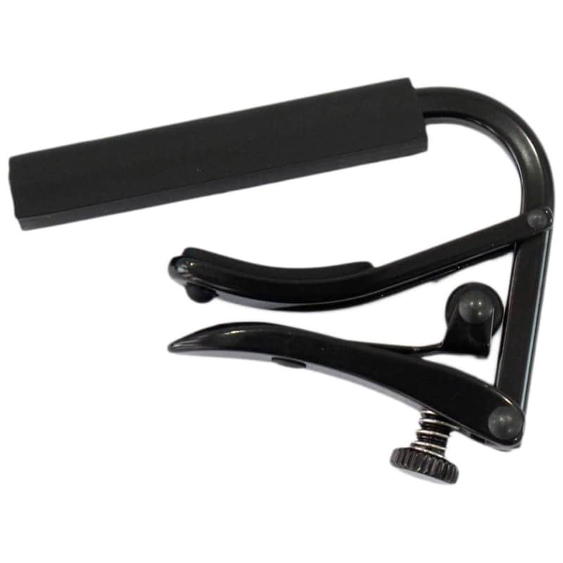 Shubb C2K Capo Noir for Nylon String Classical Guitars, Black Chrome image 1