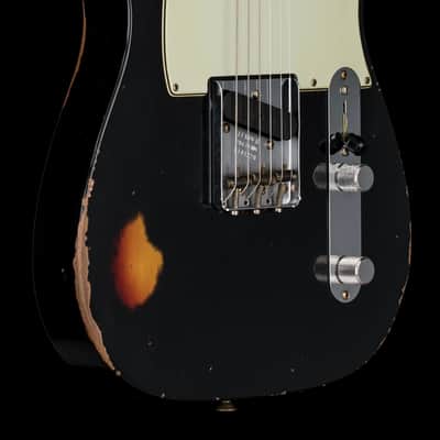 Fender Custom Shop Empire 67 Telecaster Relic - Aged Black/3-Color Sunburst  #43220 image 6