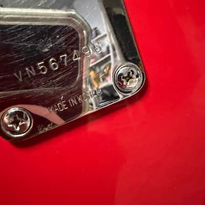 Squier Standard Stratocaster with Maple Fretboard 1996 - 2000 - Torino Red image 5