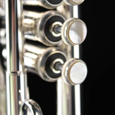 Bach C180SL229PC Stradivarius Philly Professional Model C Trumpet 2010s - Silver-Plated image 3