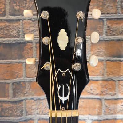 Vintage 1968 Epiphone FT-79 Texan Sunburst w/Original Adjustable Bridge - Over-sprayed Top Only, Changed Bridge & Neck Set image 4