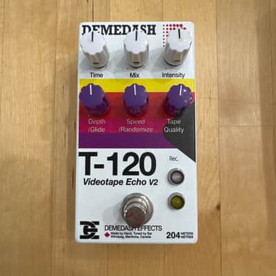 Demedash Effects T-120 Videotape Echo V2 2020 - White image 1