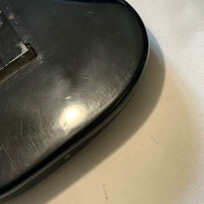 1991 USA Fender American Standard Stratocaster Black Guitar Body 2 Post Tremolo Ready w/ Pickguard image 18