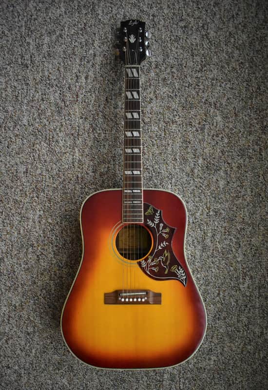 Vintage Lyle "Hummingbird" W-460 Acoustic Dreadnought Guitar - Gibson Copy / Lawsuit 1960s / 1970s image 1