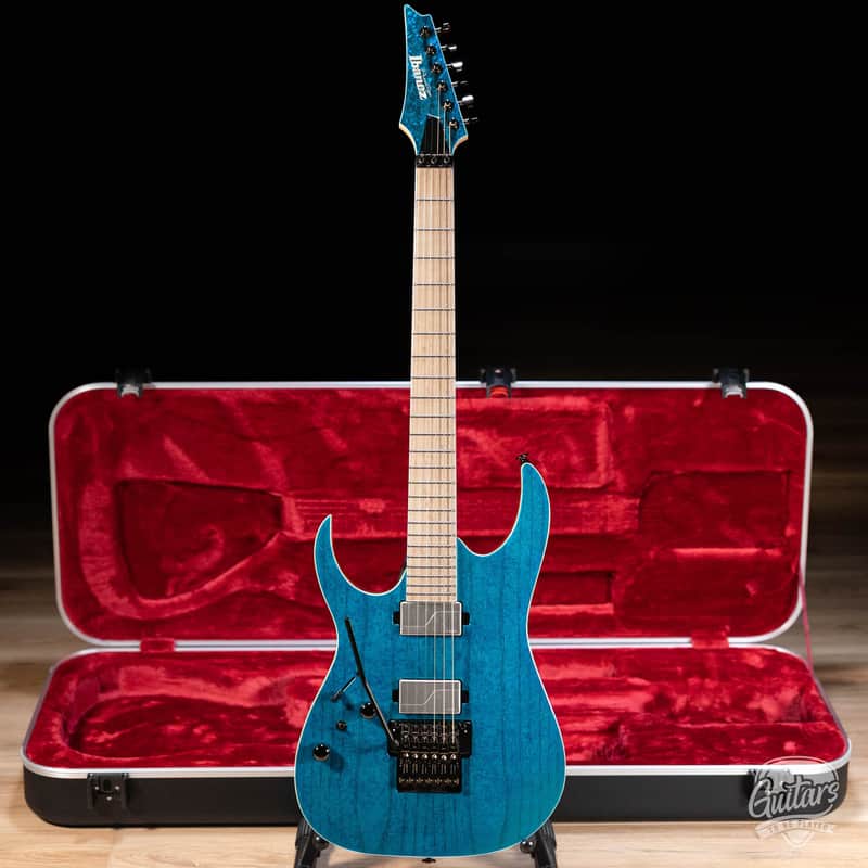 Ibanez RG5120ML Prestige HH Left-Handed Guitar w/ Case – Frozen Ocean image 1