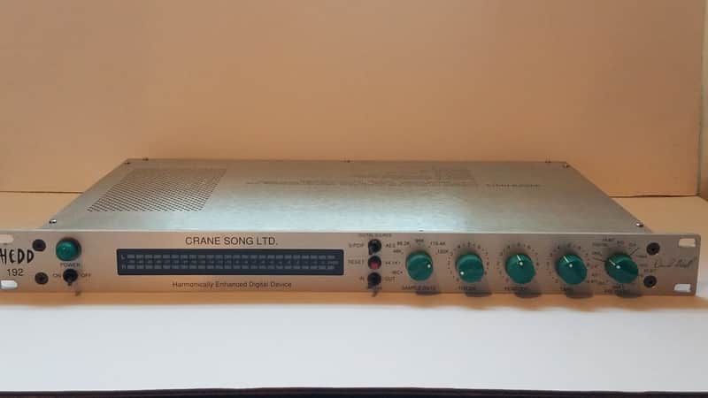 Crane Song HEDD 192 2-Channel AD/DA Converter with Digital Processing 2010s - Silver image 1
