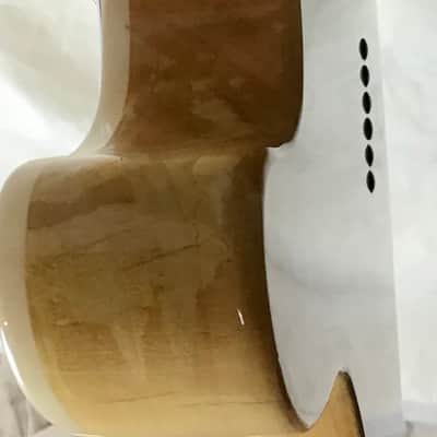 MORTone Semi hollow 10 string electric mandocello / cittern guitar conversion image 6