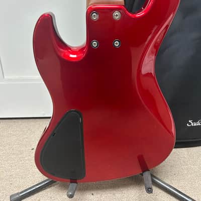 Sadowsky MetroExpress Vintage J/J 5 String Bass w/Morado Fingerboard - Candy Apple Red image 4