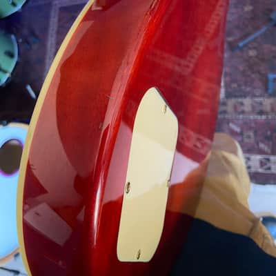 Blitz by Aria Pro II 450 CS Leopard - Cherry Sunburst image 12