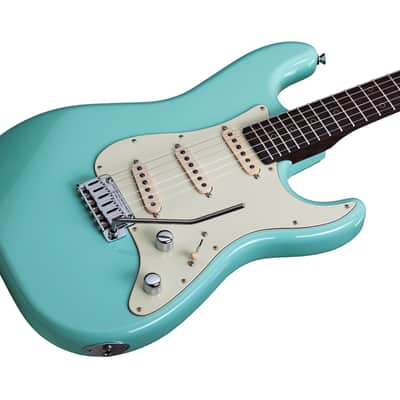 Schecter Nick Johnston USA CUSTOM SHOP Atomic Green 6 String SSS TRADITIONAL 2024 Tweed Case - *Authorized Dealer image 13