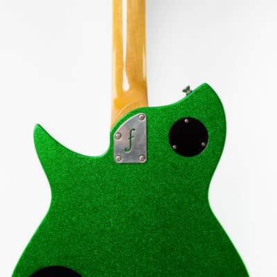 Fano Alt De Facto RB6 Thinline 2023 Candy Green Sparkle Light Distress image 9