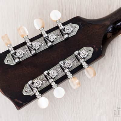 1948 Gibson EM-150 Vintage A-Style Electric Mandolin Sunburst w/ P-90, Case image 5