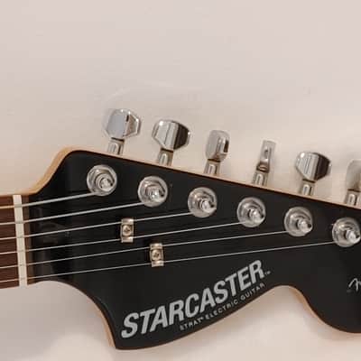 Starcaster by Fender Strat 2009 with Fender Gig Bag - SSH - Black with Matching Headstock image 3
