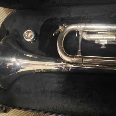 Bach TR200S Silver Intermediate Trumpet!  Serviced, New Case, Gorgeous! image 3