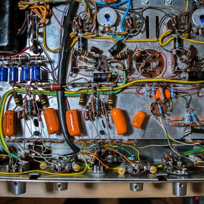 Vintage 1963 H. H. Scott 222C "Stereomaster" Stereo Tube Hi-Fi Phono Amp - fully restored! image 17