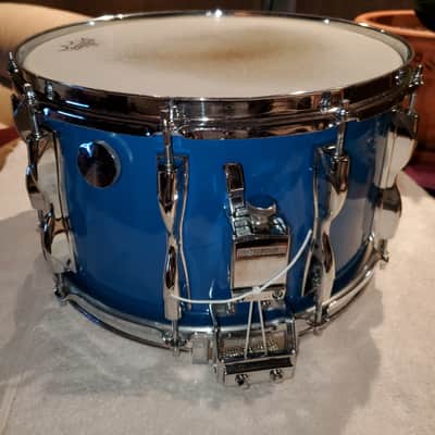 Yamaha Recording Custom SD-098 14" x 8" 1989 - Cobalt Blue image 6