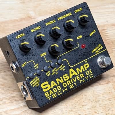 Tech 21 Sansamp Bass Driver D.I. V2 2016 - Present - Black image 2