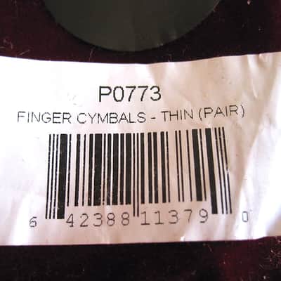 Zildjian Finger Cymbals Pair, Thin, with Pouch - NOS image 5