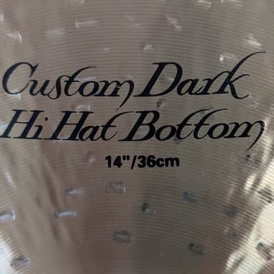 Zildjian 14" K Custom Dark Hi-Hat Cymbals (Pair) 1995 - Present - Traditional image 10