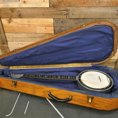 The Riley Baker Perfected Patent 5-String Banjo Zither 1897 - Aluminium Body image 6