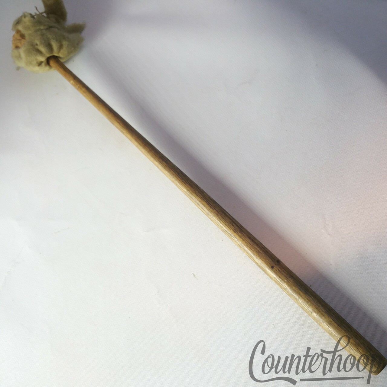 Wood Handle Mallet with Cork Head re-Felt Project Vintage unmarked — main photograph