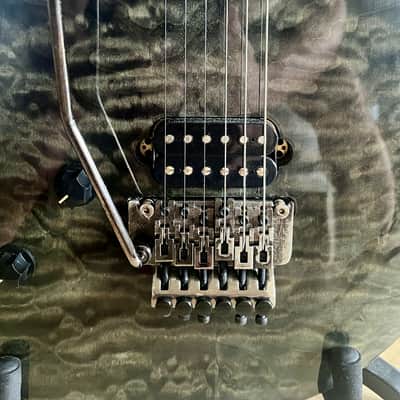 EVH Wolfgang WG Standard Quilted Maple Left-Handed Electric Guitar - Transparent Black w/ Gig Bag image 5