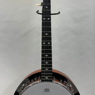 5-string Western Banjo Deluxe with wood pot image 2