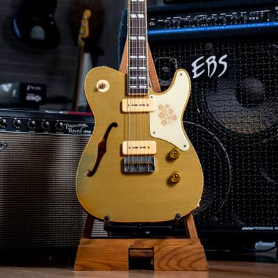 Bruno Guitars TN-295 Relic - Brass Powder Gold | Reverb