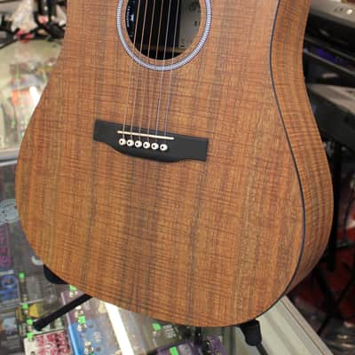 Martin X-Series DX-1E Koa Dreadnought Acoustic Electric Guitar Natural w/Soft Case image 1