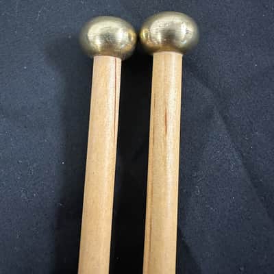 Mike Balter 9B, 5/8-Inch Brass Bell Mallets, Birch Handle - NEW #2 image 3