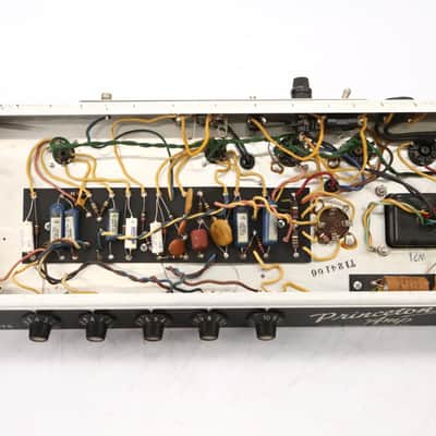 1966 Fender Princeton-Amp AA964 Tube Guitar Combo Amplifier w/ Footswitch #50085 image 12