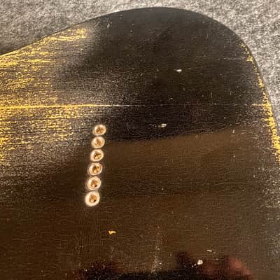 Telecaster Replacement Body Black Nitro-Cellulose finish image 10