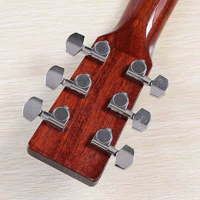 Electric Acoustic Resonator Guitar, Laminated Spruce Top Body, Mahogany Neck image 6